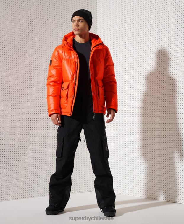 hombres Superdry naranja chaqueta de rescate de descenso de montaña 2R68Z4601