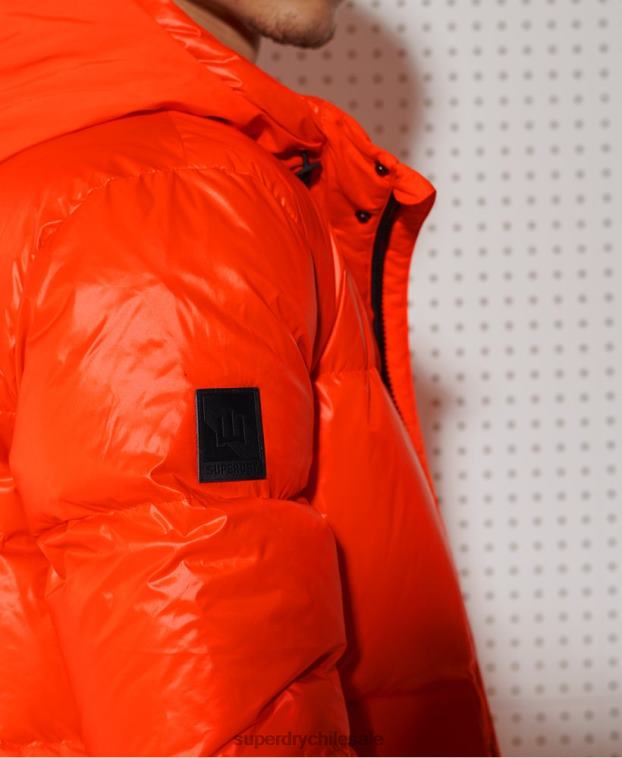 hombres Superdry naranja chaqueta de rescate de descenso de montaña 2R68Z4601