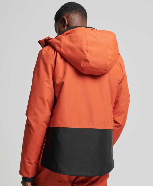 hombres Superdry naranja chaqueta de rescate definitiva 2R68Z1377