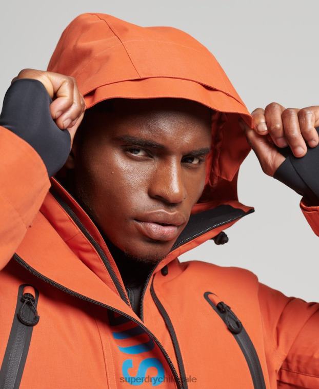 hombres Superdry naranja chaqueta de rescate definitiva 2R68Z1377