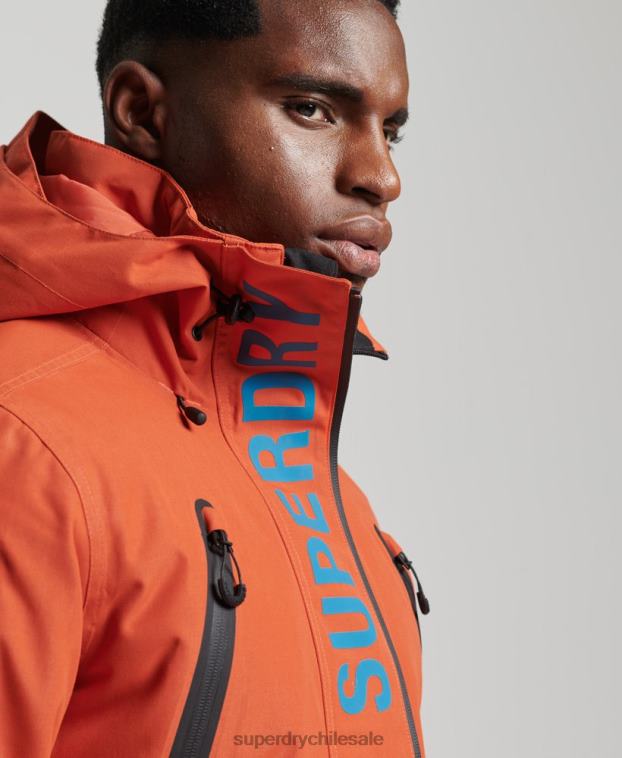 hombres Superdry naranja chaqueta de rescate definitiva 2R68Z1377