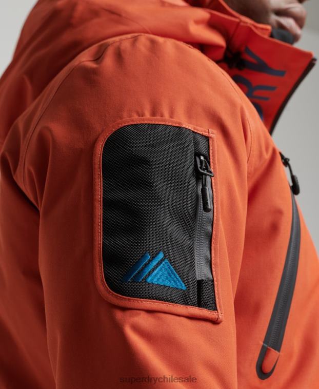 hombres Superdry naranja chaqueta de rescate definitiva 2R68Z1377