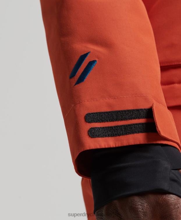 hombres Superdry naranja chaqueta de rescate definitiva 2R68Z1377