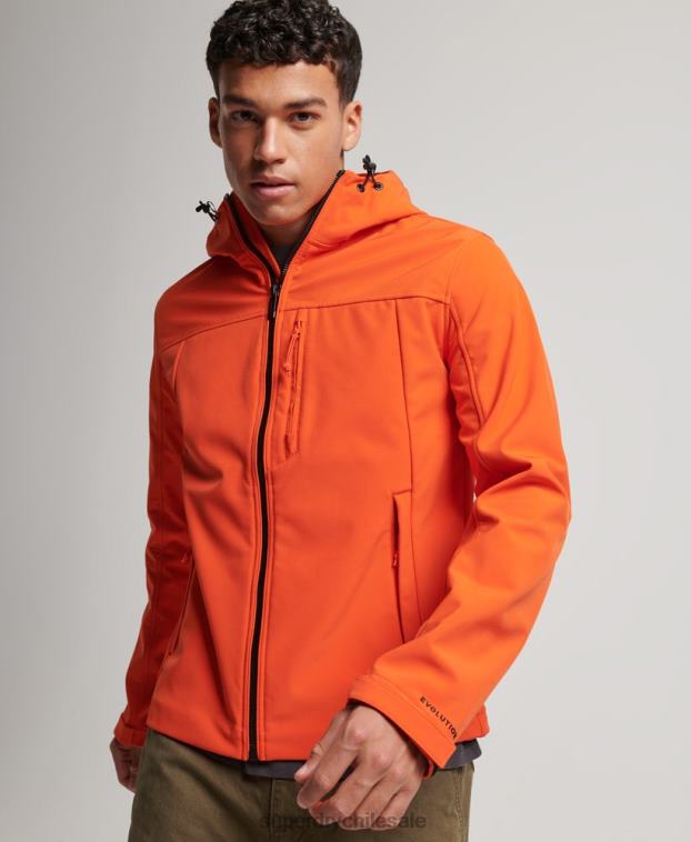 hombres Superdry naranja chaqueta de senderismo 2R68Z936