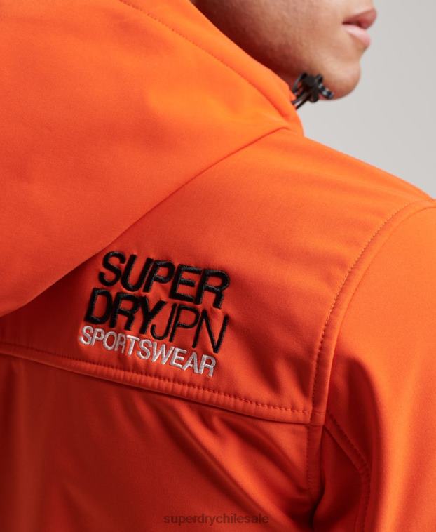 hombres Superdry naranja chaqueta de senderismo 2R68Z936