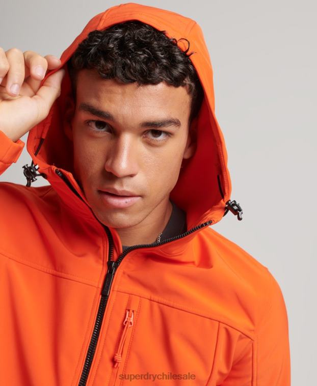 hombres Superdry naranja chaqueta de senderismo 2R68Z936