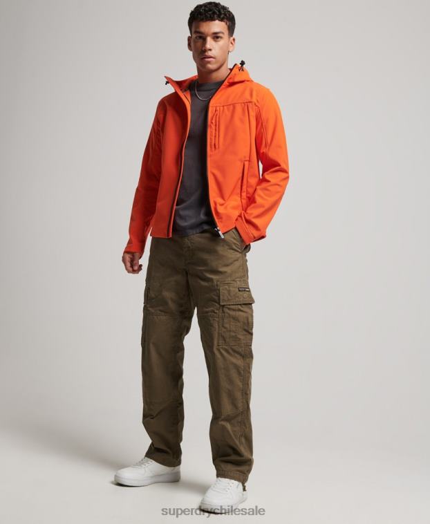 hombres Superdry naranja chaqueta de senderismo 2R68Z936