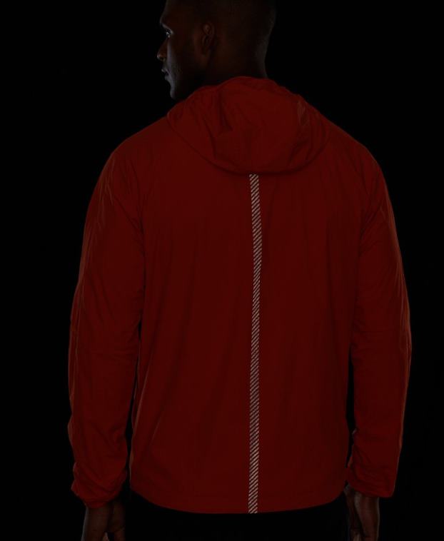 hombres Superdry naranja correr chaqueta 2R68Z4545