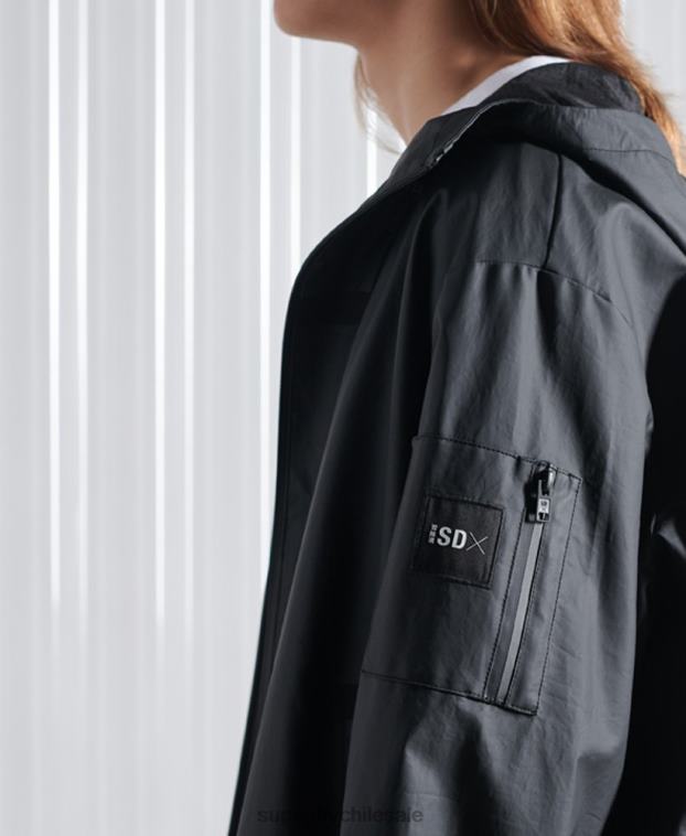 hombres Superdry negro chaqueta bomber sdx ma1 edición limitada 2R68Z4773
