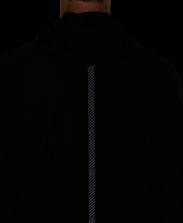 hombres Superdry negro correr chaqueta 2R68Z4544