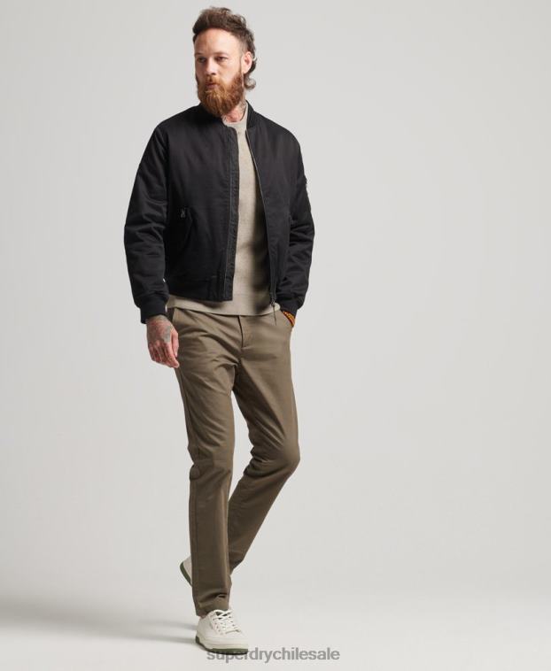 hombres Superdry negro estudios ma1 bombardero 2R68Z1142