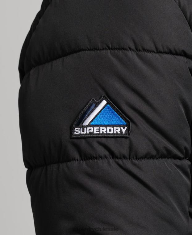 hombres Superdry negro globo deportivo 2R68Z4491