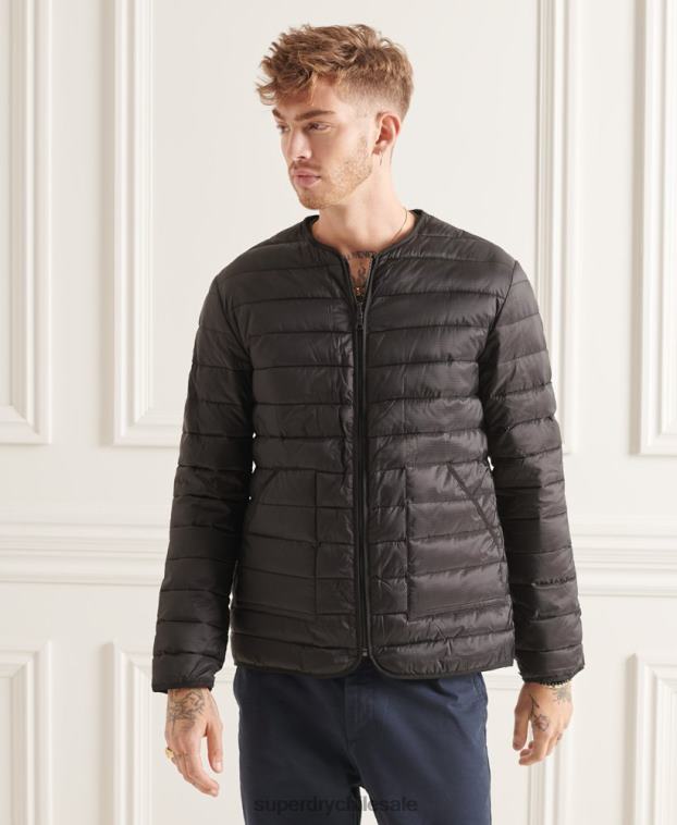 hombres Superdry negro parka con cola de pez 3 en 1 studios 2R68Z4660