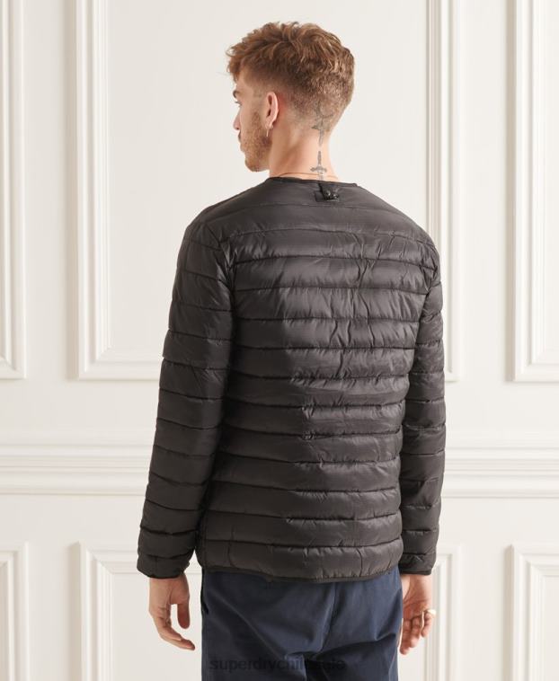hombres Superdry negro parka con cola de pez 3 en 1 studios 2R68Z4660
