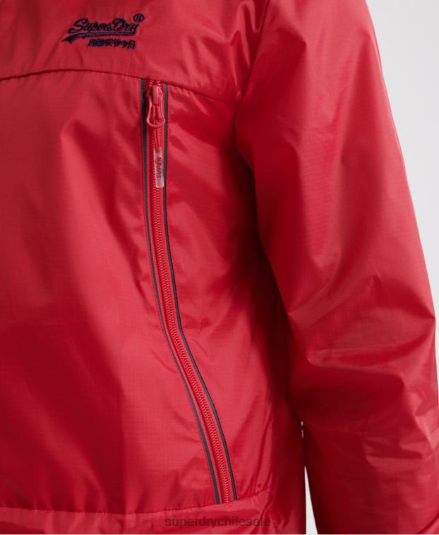 hombres Superdry rojo caja empacable costa afuera 2R68Z1186