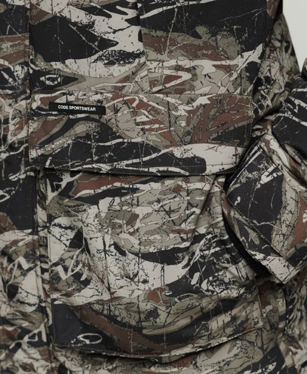 hombres Superdry verde chamarra parka Everest con capucha de piel sintética 2R68Z4547
