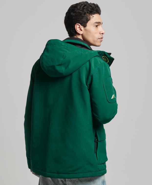 hombres Superdry verde chaqueta cortavientos ultimate sd 2R68Z930
