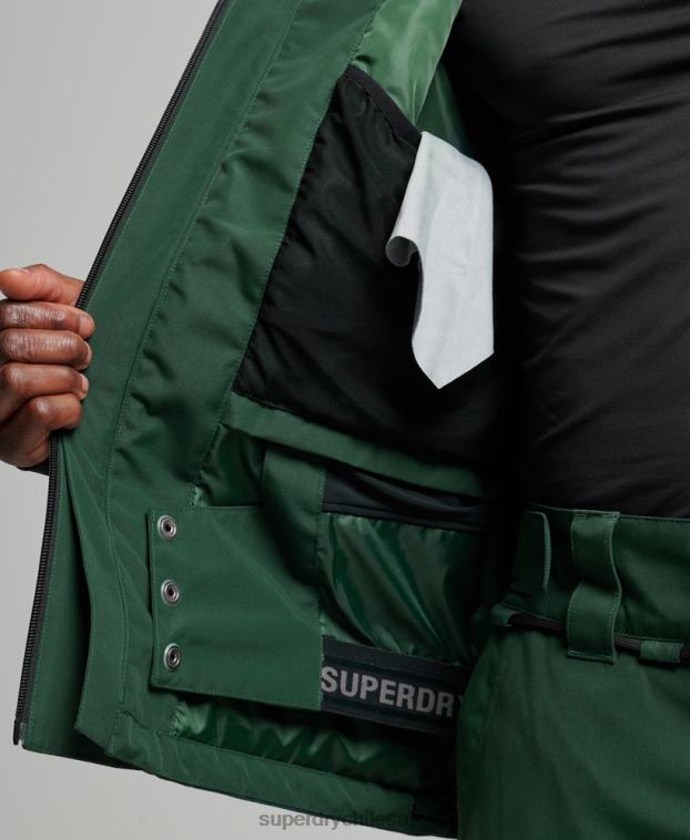hombres Superdry verde chaqueta de rescate definitiva 2R68Z1379