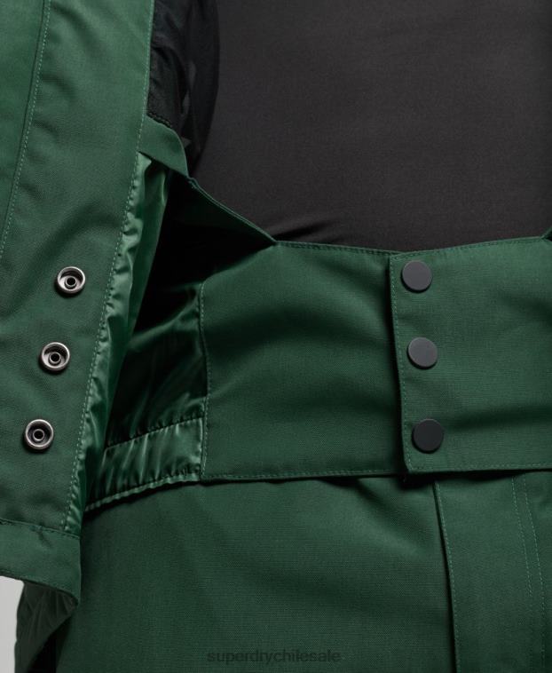 hombres Superdry verde chaqueta de rescate definitiva 2R68Z1379