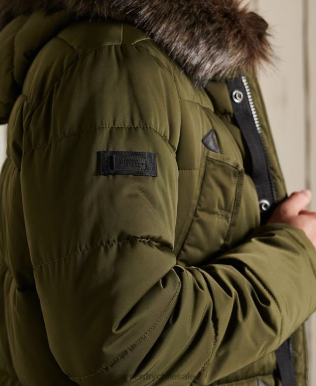 hombres Superdry verde parka chinook 2R68Z4538