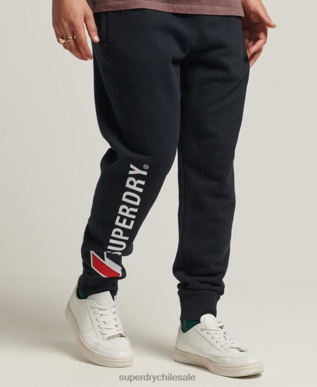 hombres Superdry Armada joggers con apliques 2R68Z6405