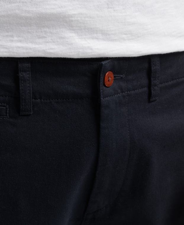hombres Superdry Armada pantalones chinos slim de oficial 2R68Z6467