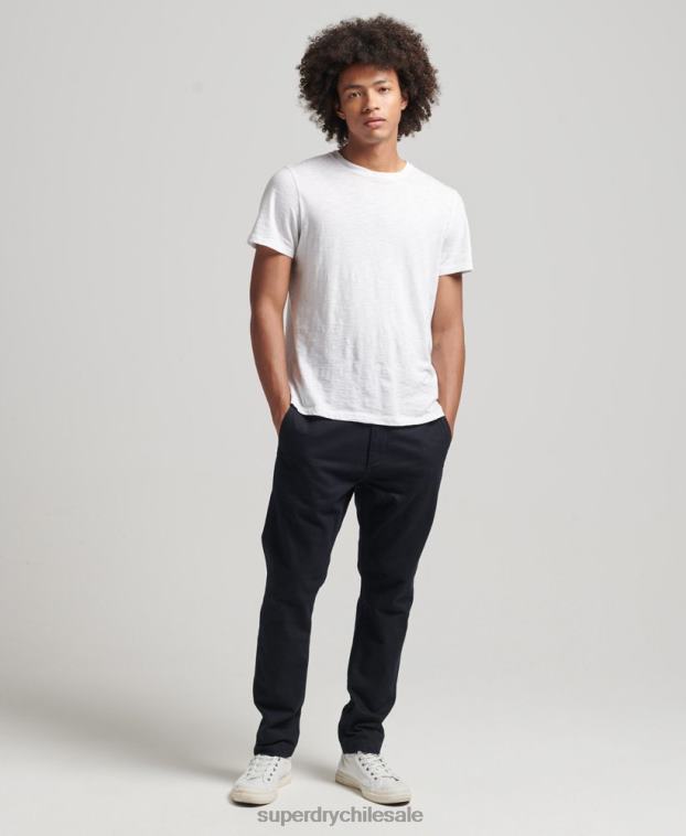 hombres Superdry Armada pantalones chinos slim de oficial 2R68Z6467