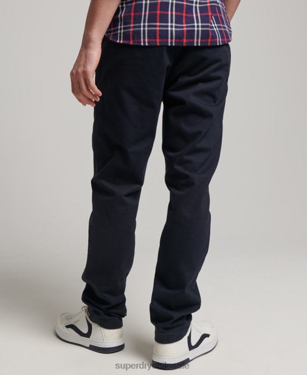 hombres Superdry Armada pantalones chinos slim oficiales 2R68Z6487