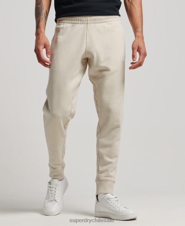 hombres Superdry beige joggers Code con micrologo 2R68Z6366