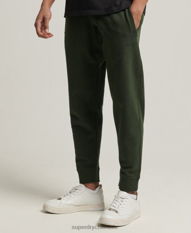 hombres Superdry caqui joggers deportivos code core 2R68Z6417