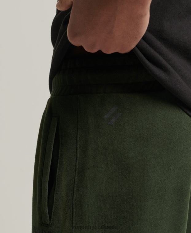 hombres Superdry caqui joggers deportivos code core 2R68Z6417