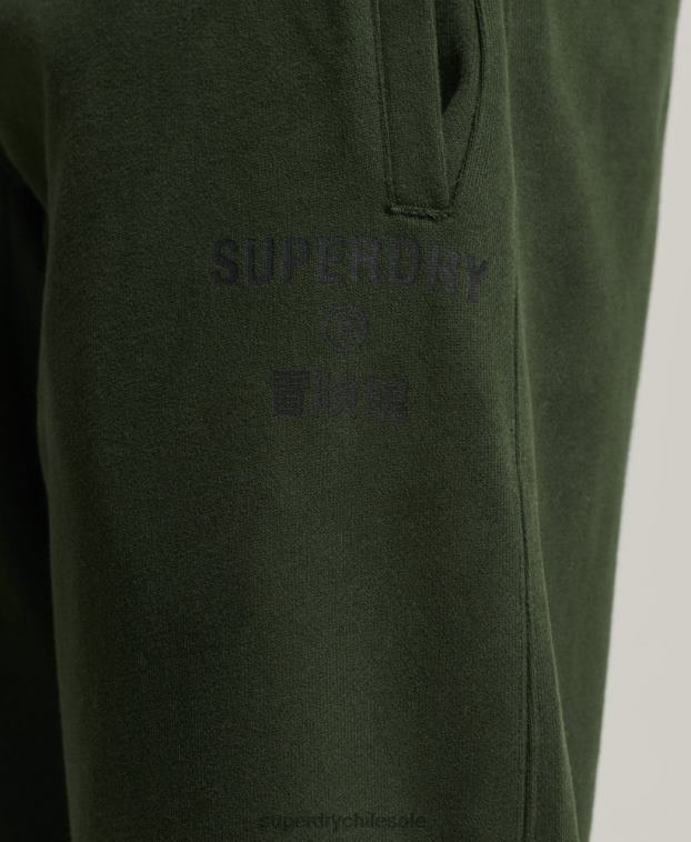 hombres Superdry caqui joggers deportivos code core 2R68Z6417