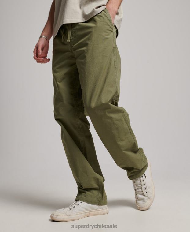 hombres Superdry caqui joggers tejidos 2R68Z8