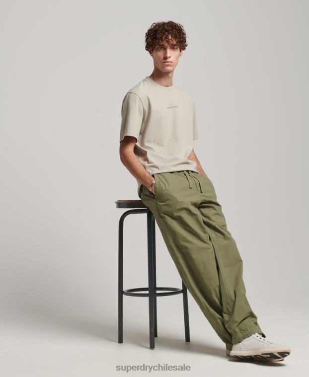 hombres Superdry caqui joggers tejidos 2R68Z8