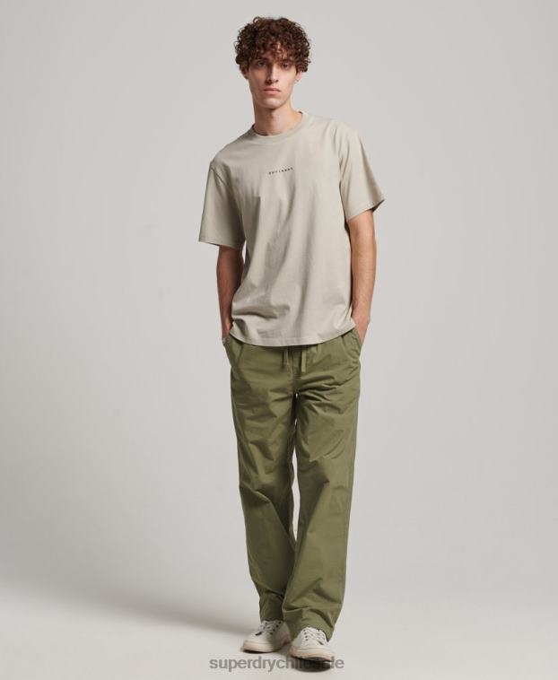 hombres Superdry caqui joggers tejidos 2R68Z8