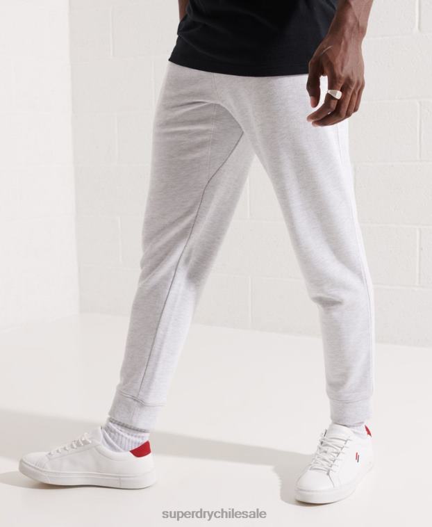 hombres Superdry gris claro Joggers Code Essential de algodón orgánico 2R68Z6407