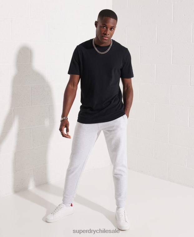hombres Superdry gris claro Joggers Code Essential de algodón orgánico 2R68Z6407