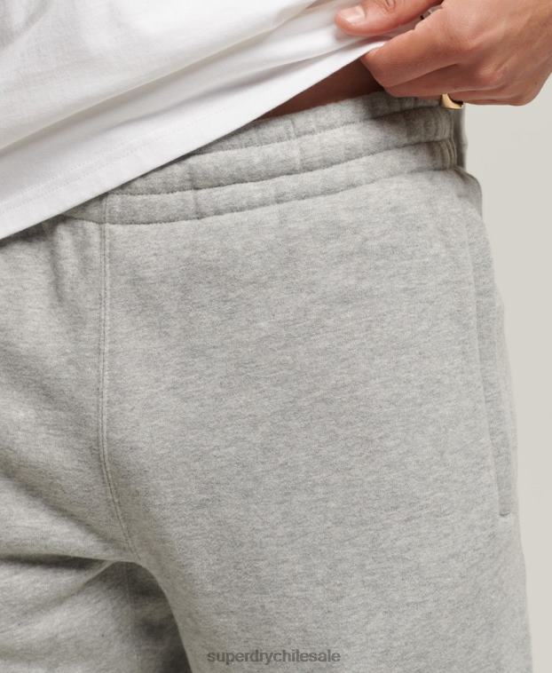 hombres Superdry gris joggers con apliques 2R68Z6369