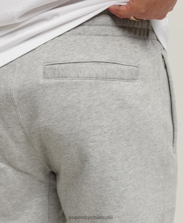 hombres Superdry gris joggers con apliques 2R68Z6369