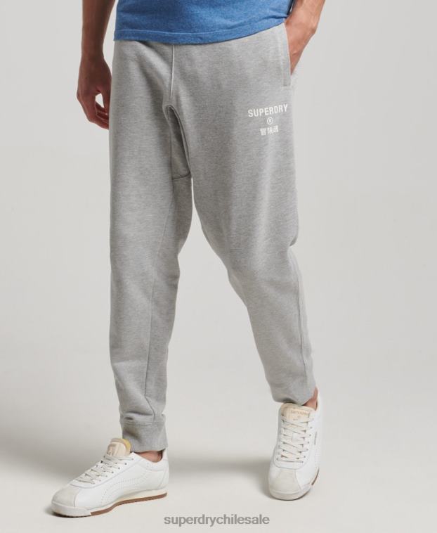 hombres Superdry gris joggers deportivos code core 2R68Z6361