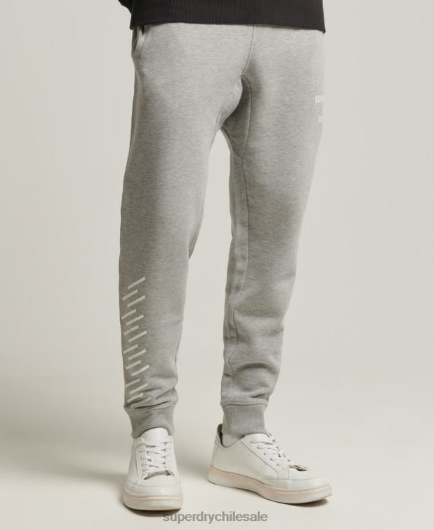 hombres Superdry gris joggers deportivos code core 2R68Z6361
