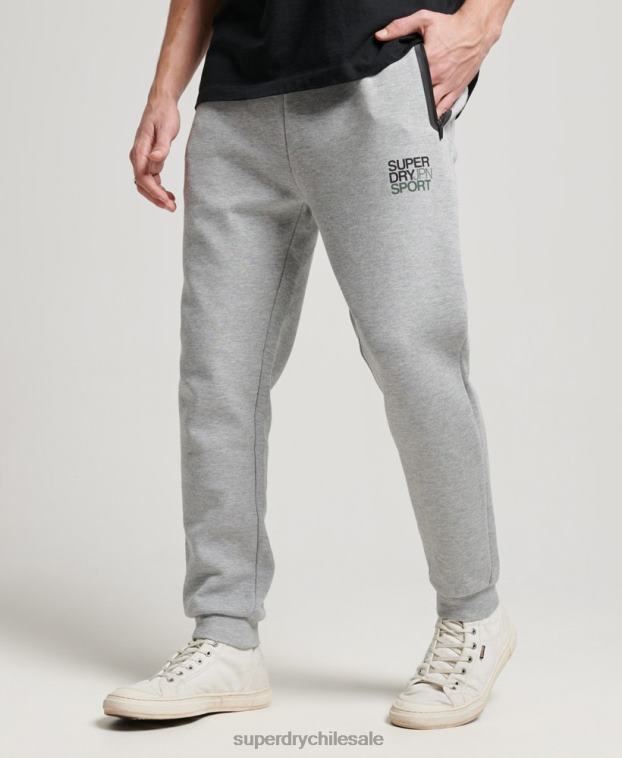 hombres Superdry gris joggers gymtech 2R68Z1410