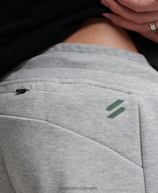 hombres Superdry gris joggers gymtech 2R68Z1410