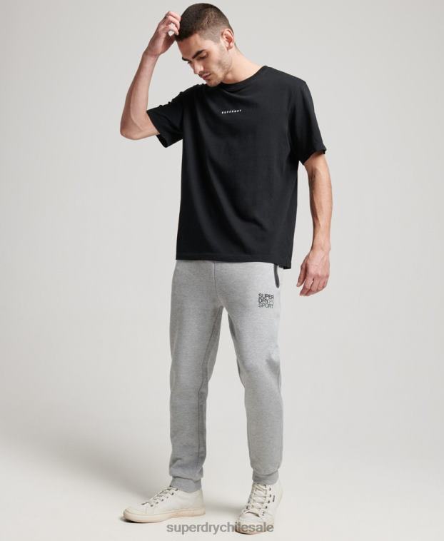 hombres Superdry gris joggers gymtech 2R68Z1410