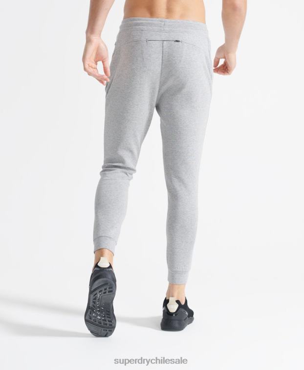 hombres Superdry gris joggers gymtech de entrenamiento 2R68Z5405