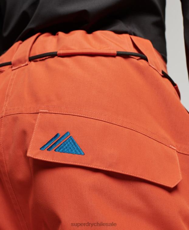 hombres Superdry naranja pantalones de rescate de esquí ultimate 2R68Z1378