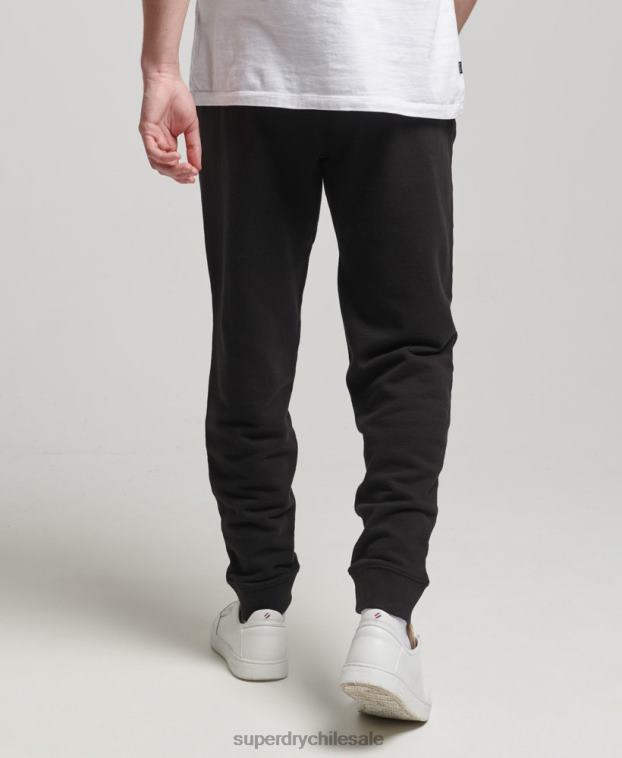 hombres Superdry negro joggers deportivos code core 2R68Z6377