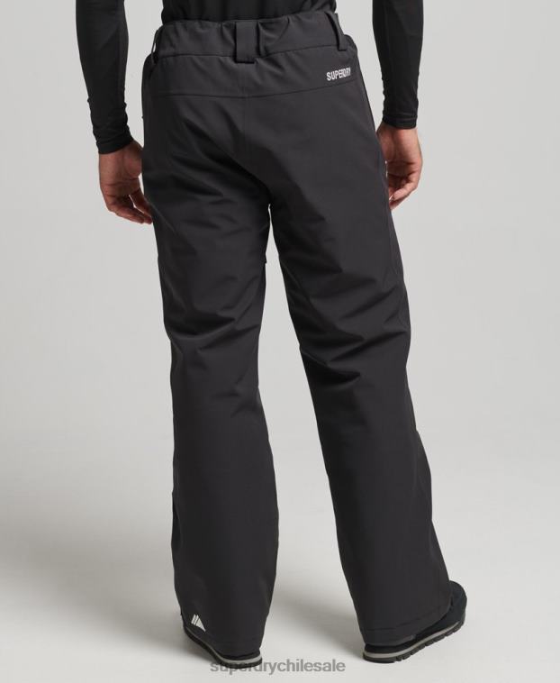 hombres Superdry negro pantalones de nieve básicos 2R68Z1385