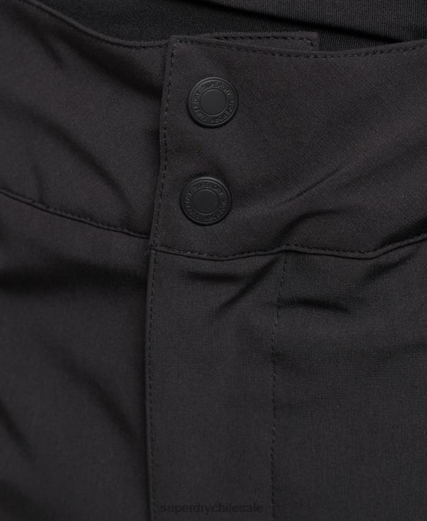 hombres Superdry negro pantalones de nieve básicos 2R68Z1385