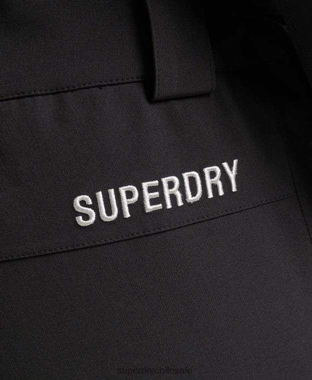hombres Superdry negro pantalones de nieve básicos 2R68Z1385